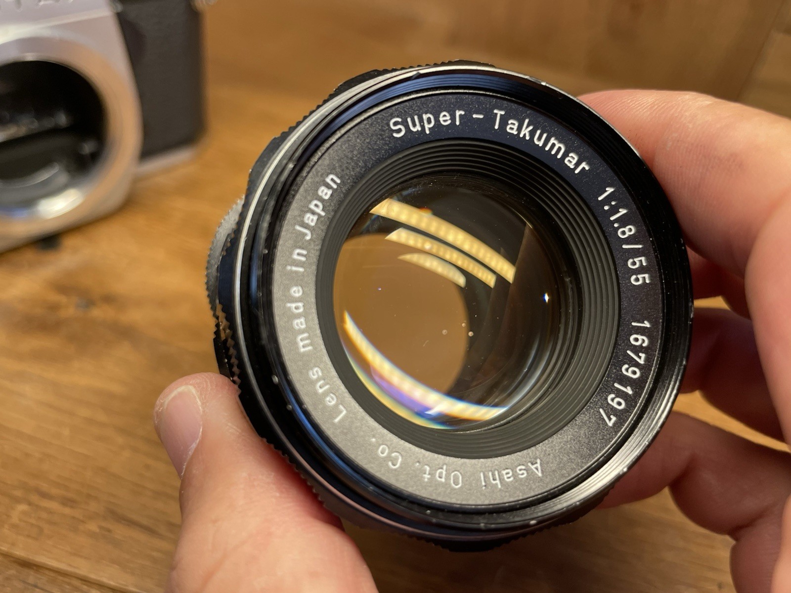 *Near Mint++* Pentax Spotmatic SPII SP II Camera Super Takumar 55mm F/1.8 /Japan