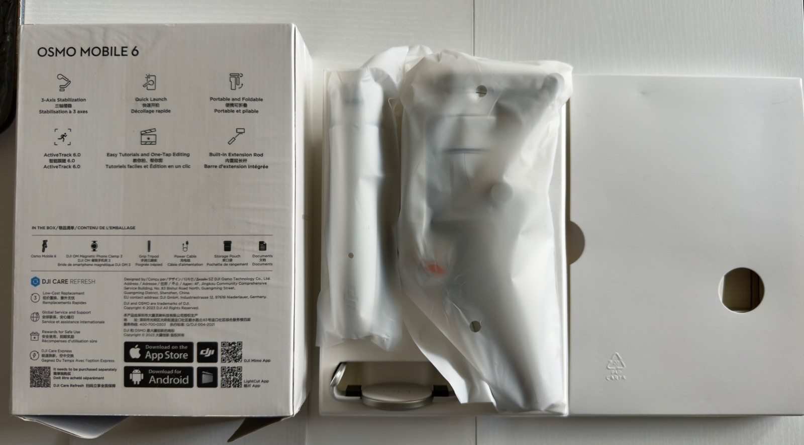 DJI Osmo Mobile 6 Smartphone Gimbal – Platinum Gray/Silver