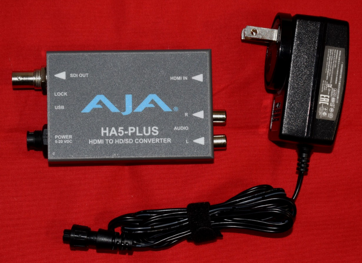 AJA HA5-PLUS HDMI to 3G/HD/SD Converter