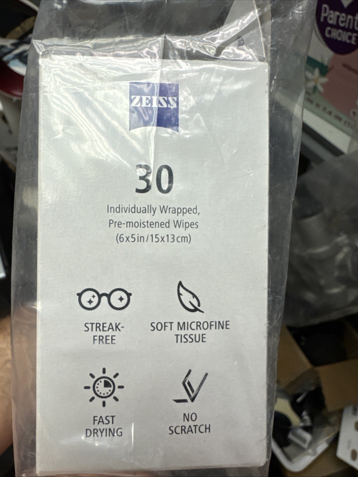 Zeiss AntiFOG Wipes 30-Count Box : Suitable anti-fog wipes for All Glass Lens