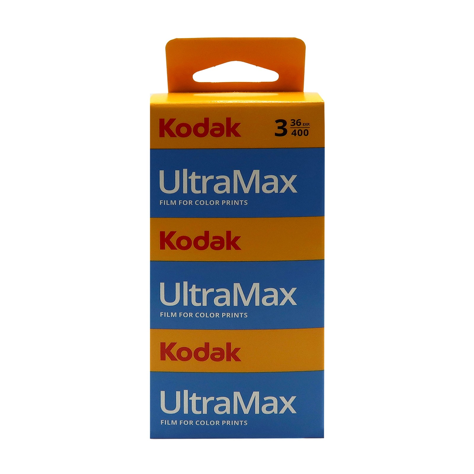 Kodak UltraMax 400 Color Negative Film (35mm, 36 Exposures) – 3 Pack
