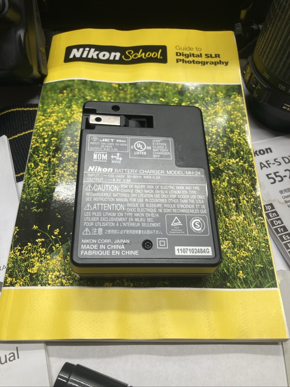 Nikon D3100 Digital Camera With 2 Lenses, Charger, Battery, Bag, SD Card. & More