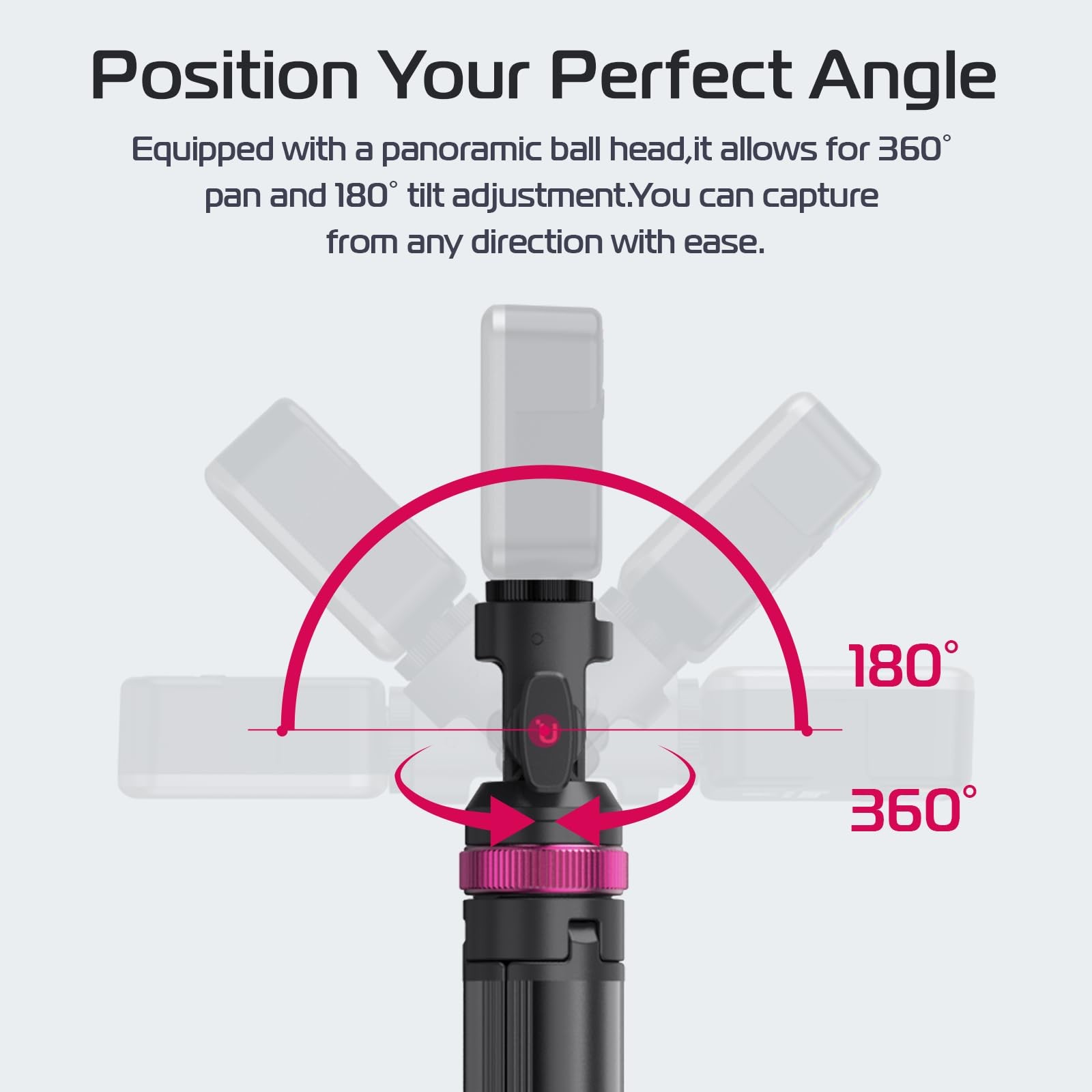 Ulanzi Mt-89 Extendable Tripod Aluminum 82 Portable Adjustable Light Stand 1/4