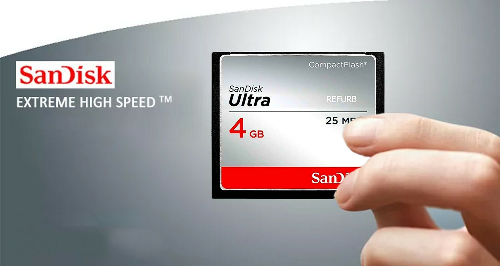 Genuine SanDisk 4 GB Ultra CompactFlash CF Memory Card SDCFHS-004G for DSLR