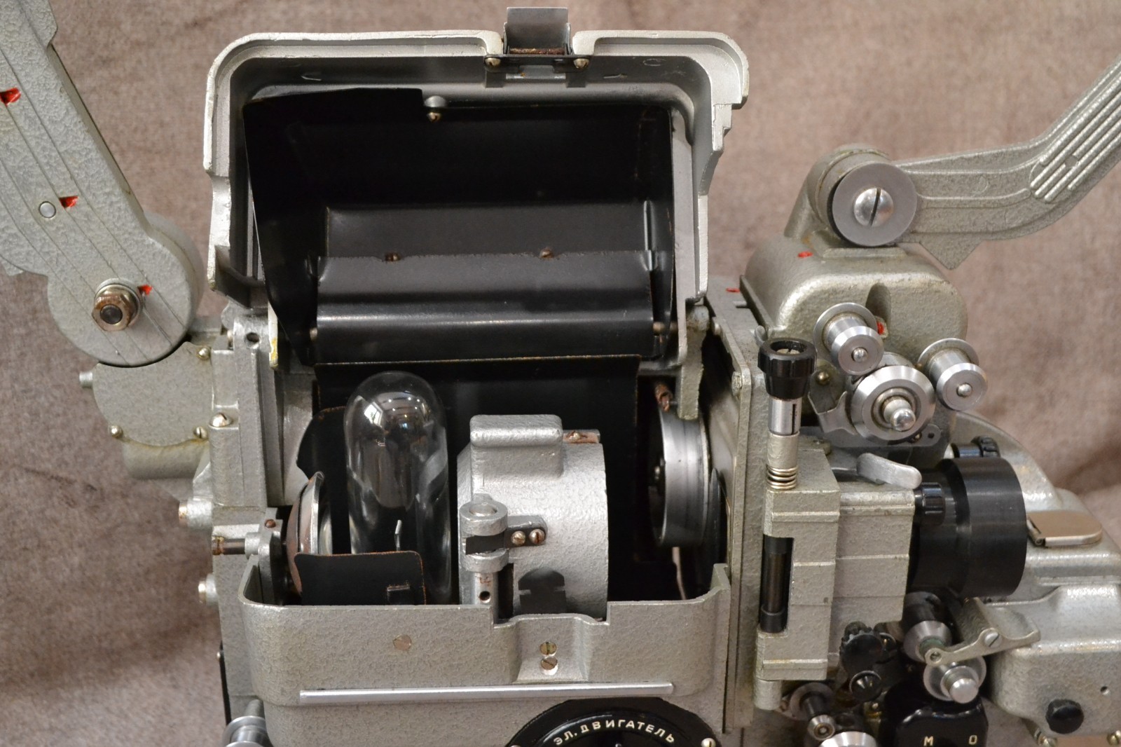 Vintage Movie projector original USSR. Cinema projector “Ukraine”.