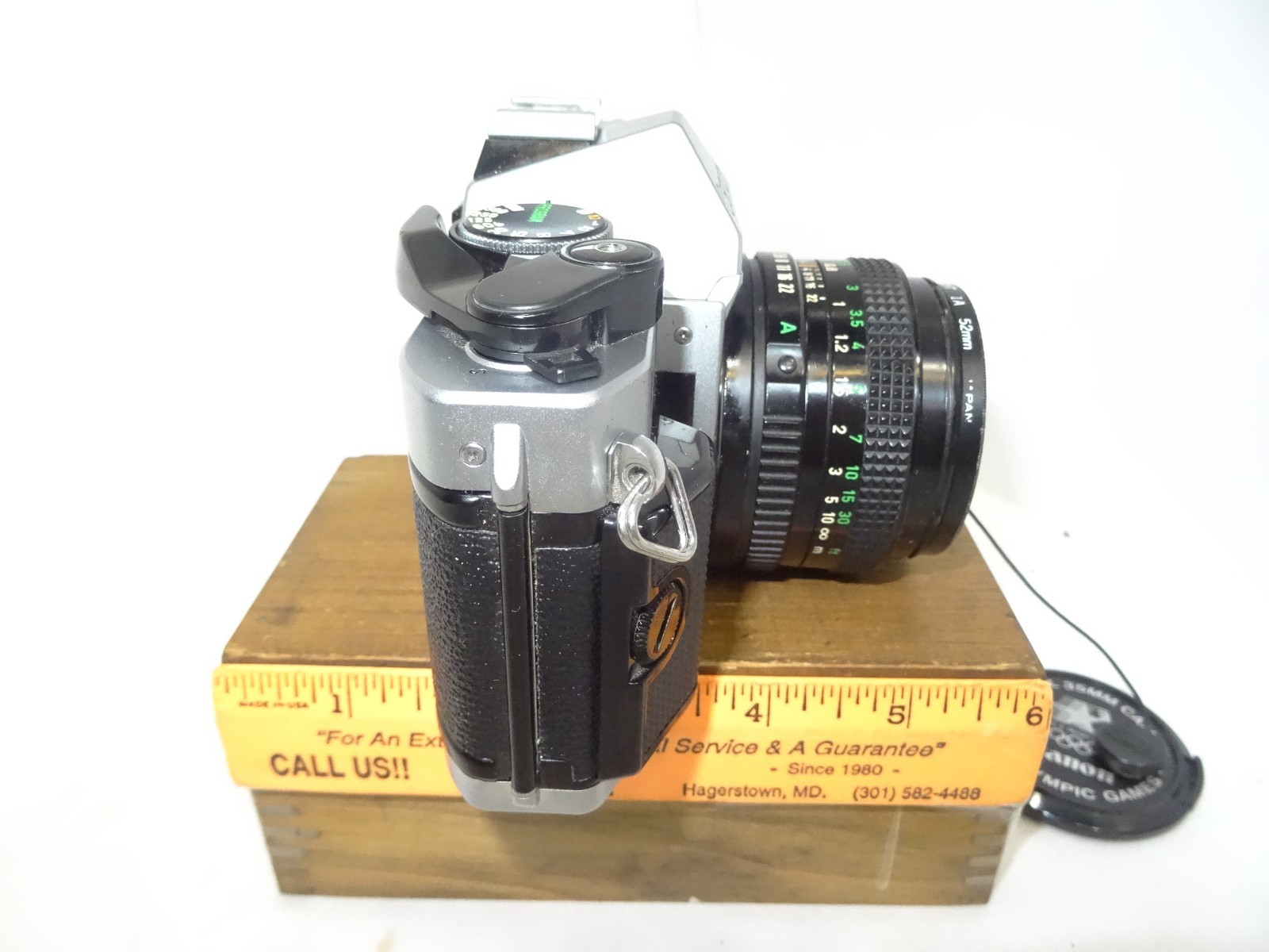 Canon AE-1 Program 35mm Film Camera w/Canon FD 50mm F-1.8 lens