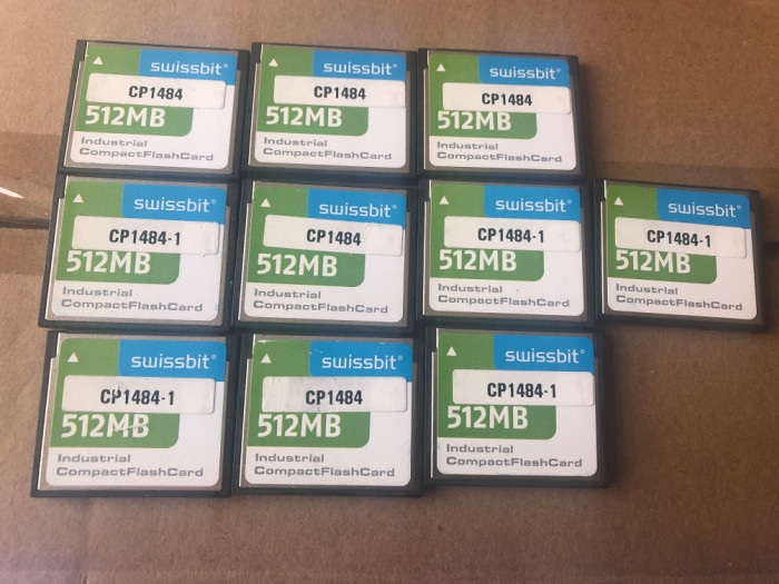 10PCS Swissbit 512MB industrial CompactFlash CF Memony Card