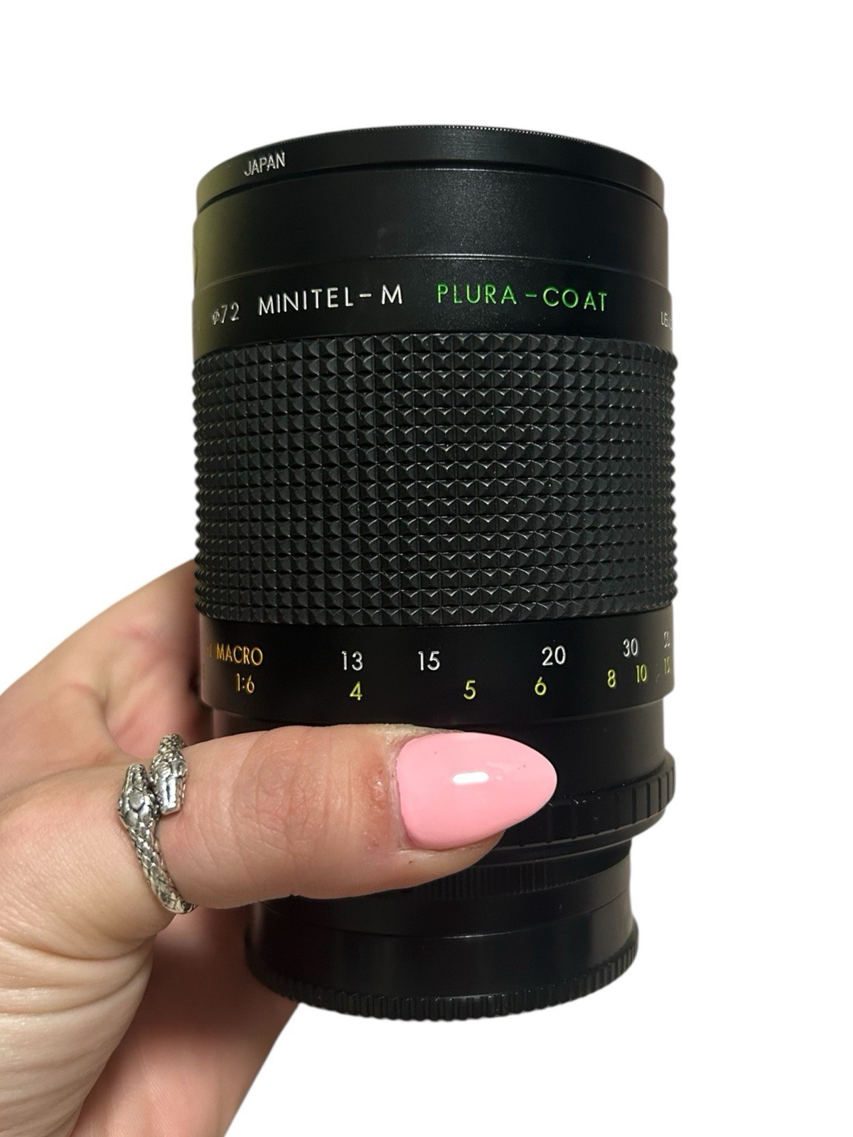 Spiratone 500mm F8 Mirror Lens Minolta MD Mount Minitel-M Clean Glass 72mm Vtg