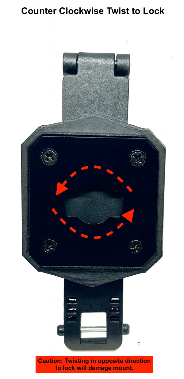 Sandbox Tactical Single Molle Cam Mount designed for Axon Taser body cam 2,3,4