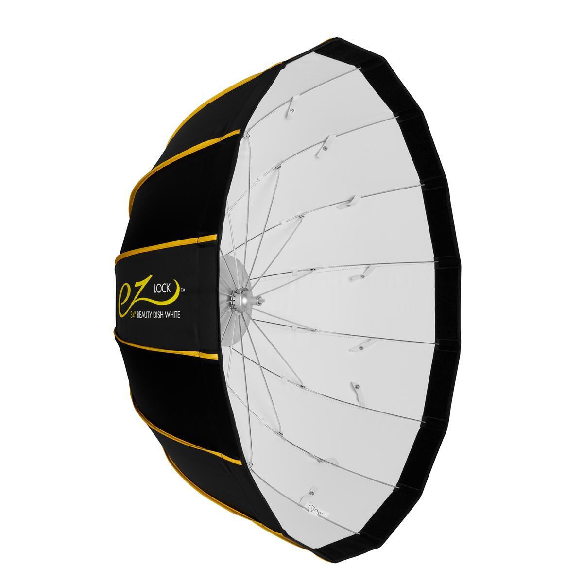 Glow EZ Lock Collapsible White Beauty Dish (34″) #EZ-BD-34W