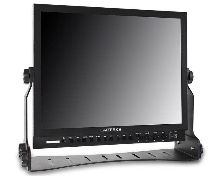 DR150S 15″ Aluminum Design 1024×768 HD Pro Broadcast LCD Monitor 3G-SDI HDMI
