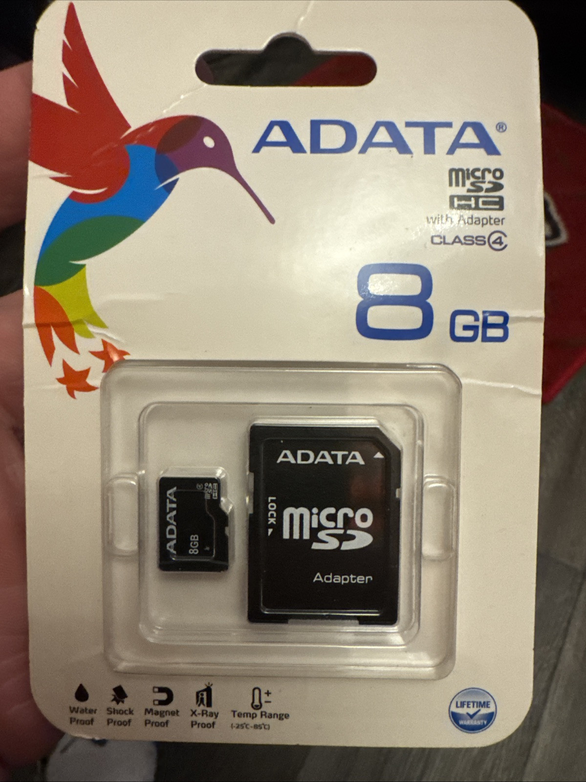 ADATA Micro SD HC Card 8GB Memory card with adapter