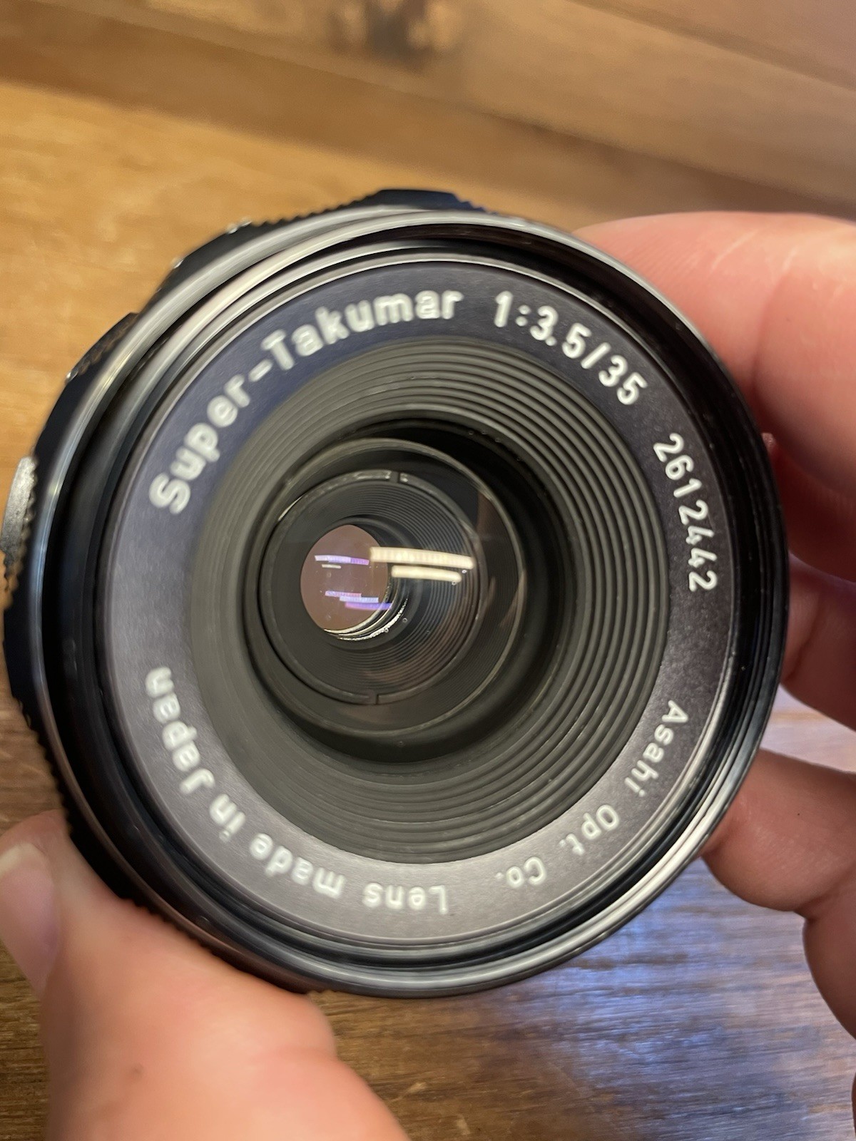 *Near Mint ++* Pentax Spotmatic SP Black Film Camera Super Takumar 35mm F/3.5 JP