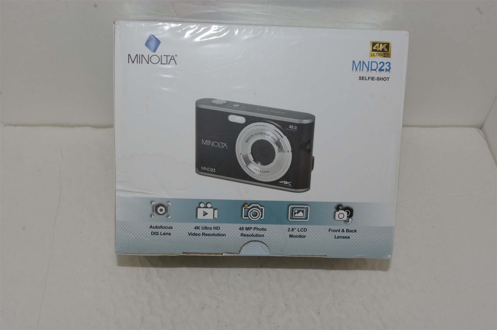 Minolta MND23 48MP 4K Ultra HD Digital Camera NEW