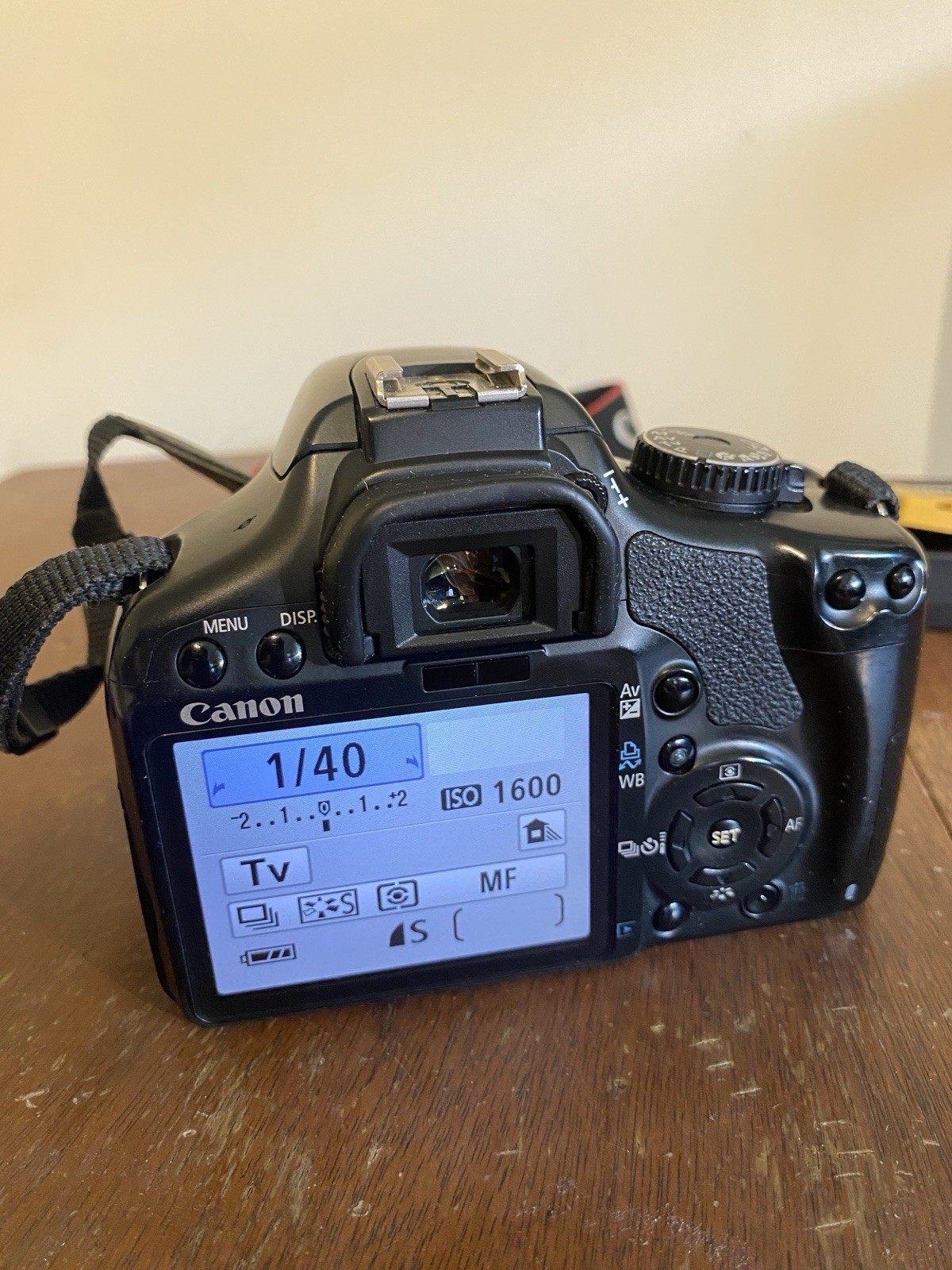 Canon EOS Rebel XSi DSLR Camera w/ 18-55mm IS Lens, Charger & Strap – SEE DESC