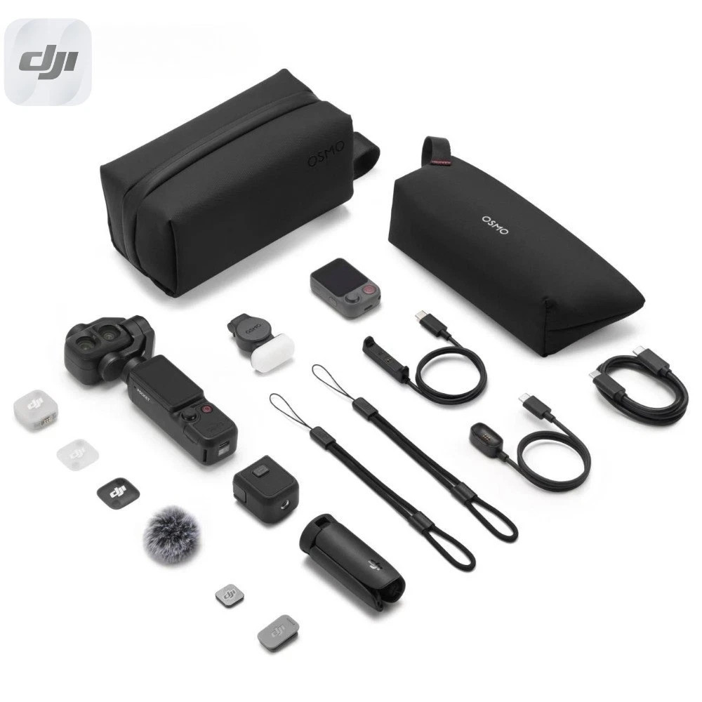 NEW – DJI Osmo Pocket 4 Pro Vlog Combo Gimbal Camera Mic Kit Vlogging 103GB