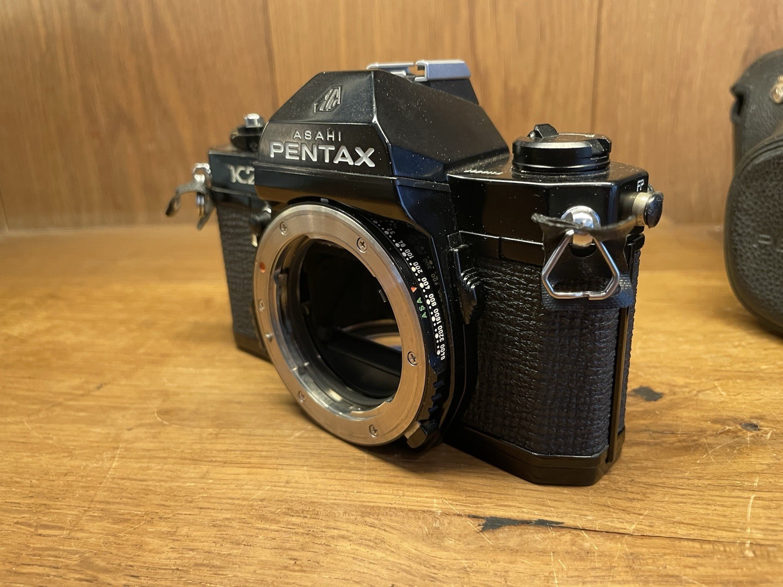 *Near Mint ++ w/ Case* Pentax K2 Black 35mm Film Camera Body From Japan #S1-26