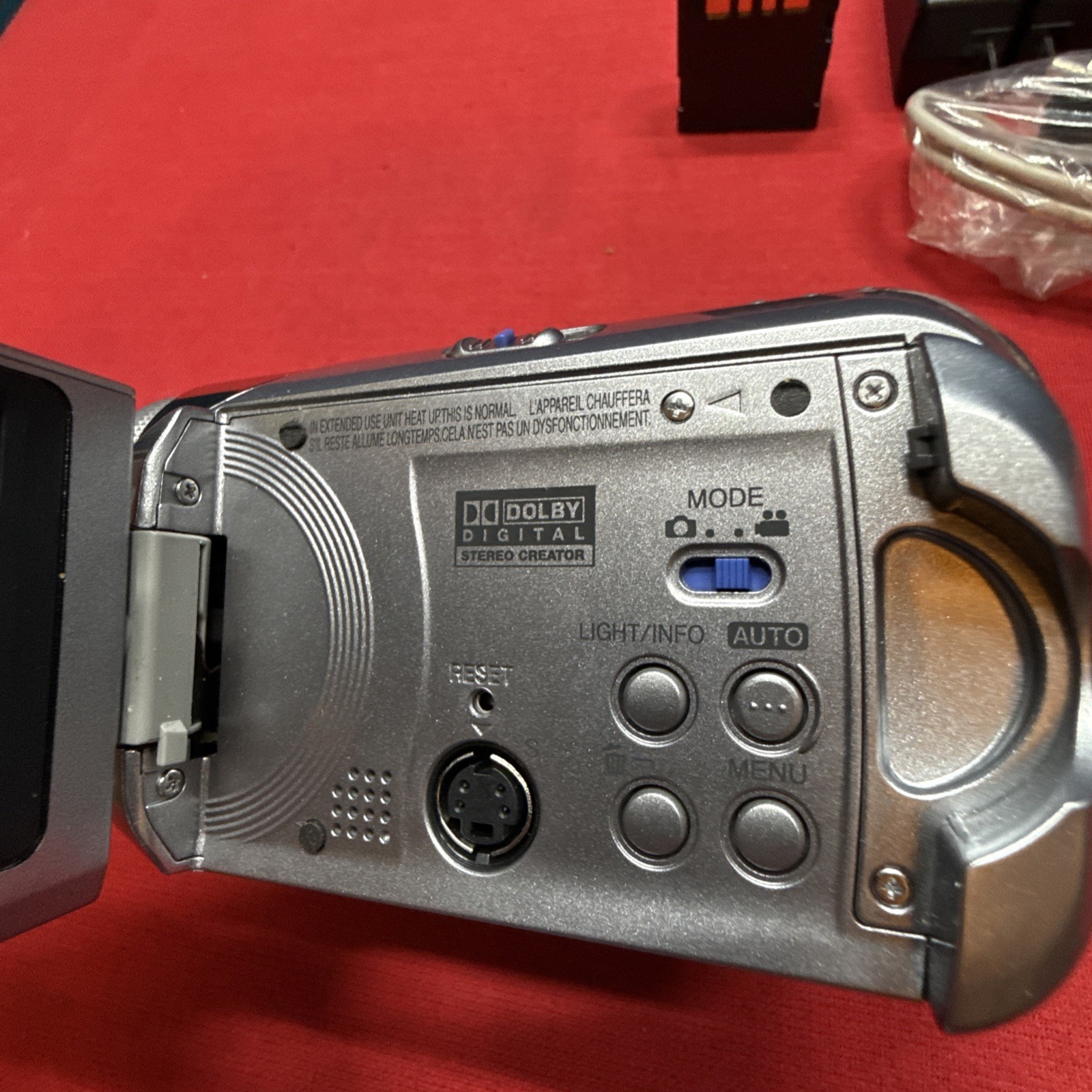JVC Everio GZ-MG21U 20GB Hard Disk Drive Camcorder 32x Optical Zoom TESTED