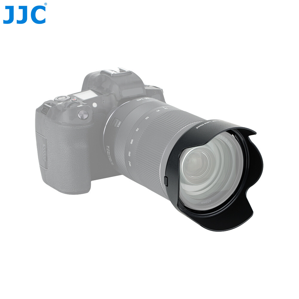 JJC Petal Bayonet Lens Hood +Cap for Canon RF 24-240mm f/4-6.3 IS USM as EW-78F