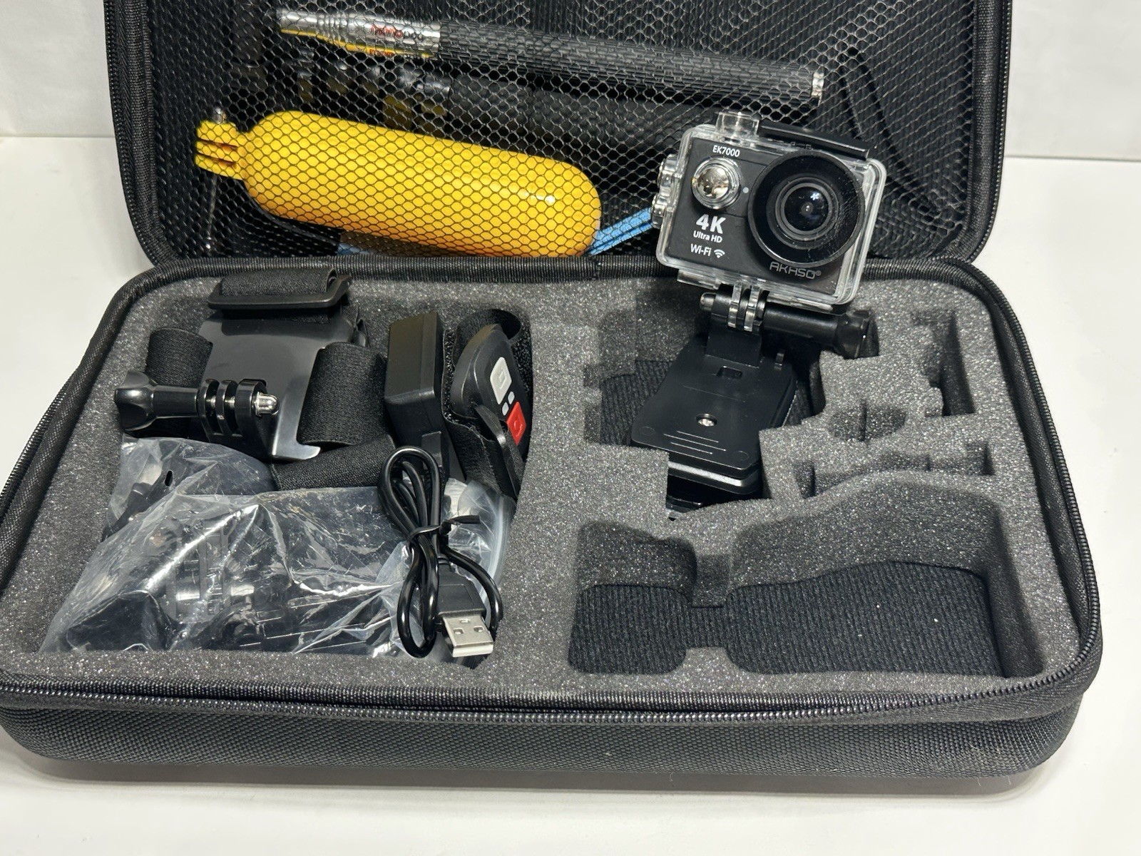AKASO EK7000 4K HD WIFI Action Camera with some Accessories- FREE SHIP