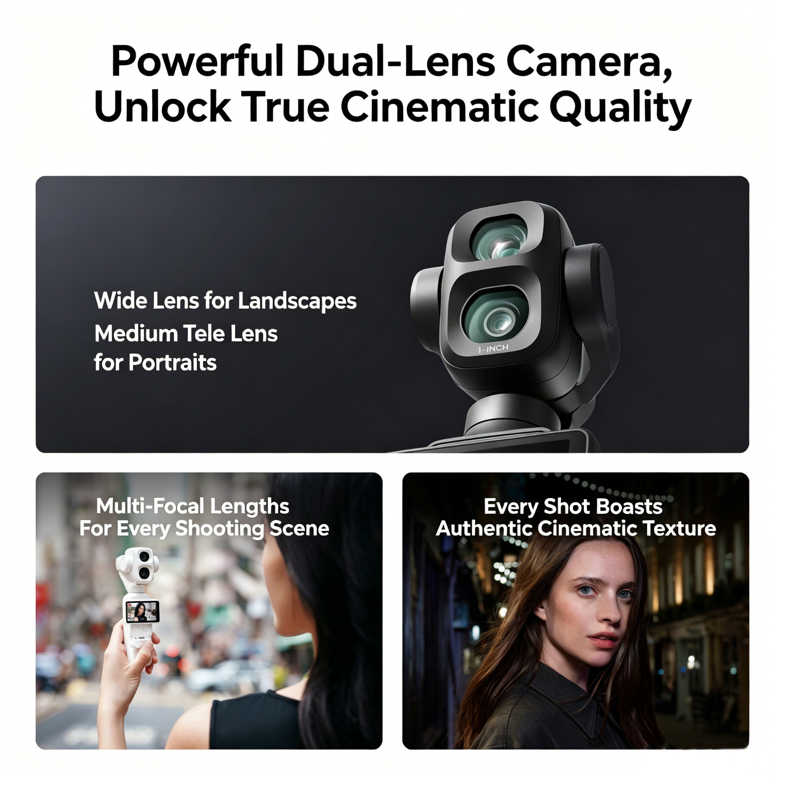 DJI Osmo Pocket Four Pro(4P) Vlog Creator Combo Handheld Stabilizer