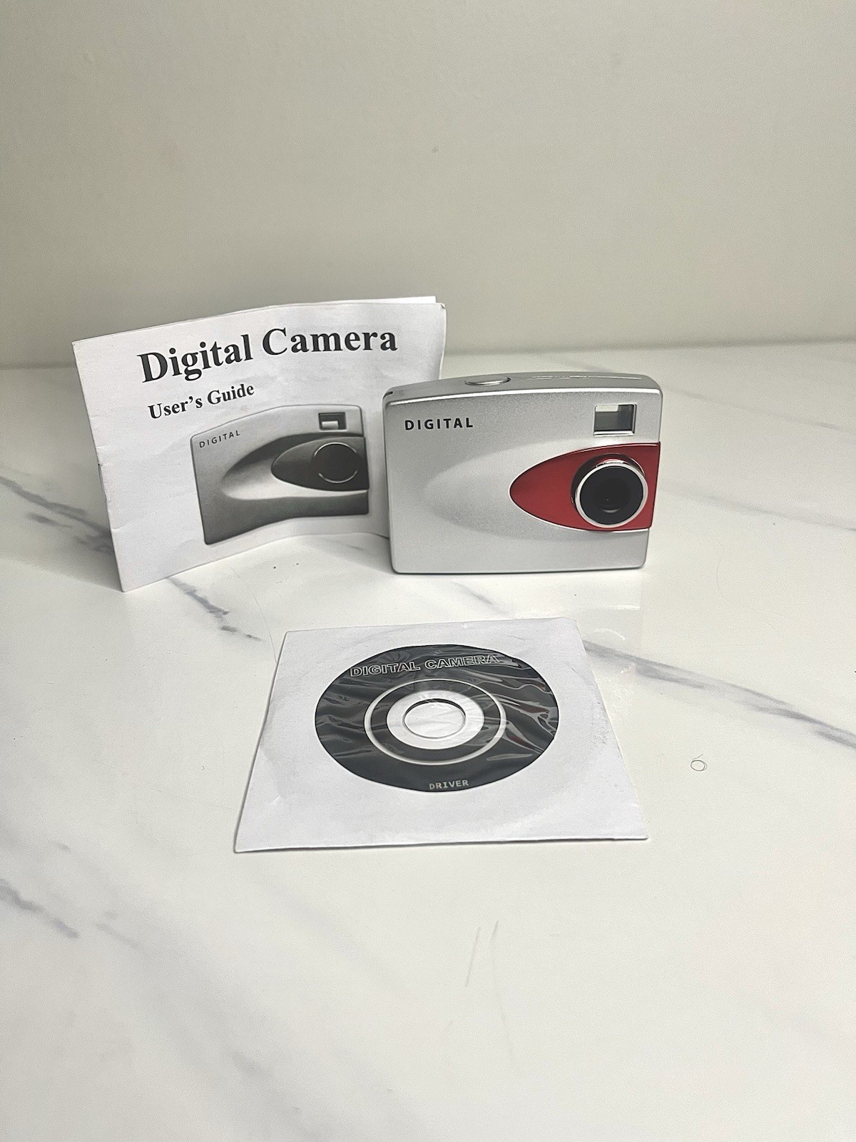 Crown 431-604 0.3 MP Digital Camera – Silver Never Used