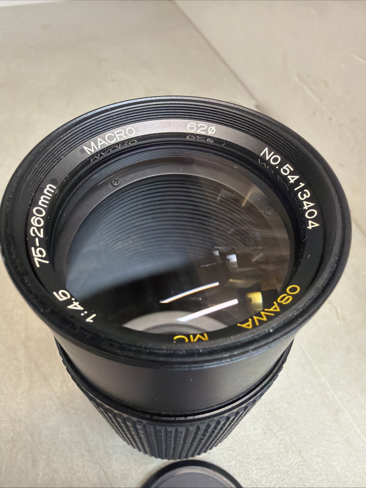 Osawa MC Macro 75-260mm 1:4.5 Zoom Lens 62mmØ No. 5413404