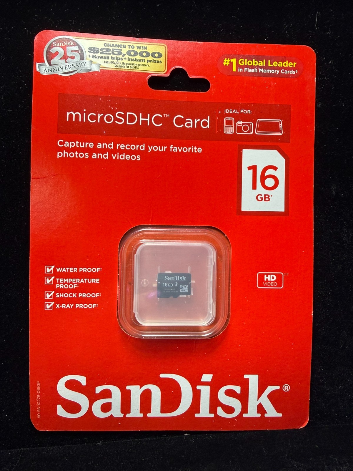 SanDisk 16GB MicroSDHC Card Class 4 NEW Sealed Retail Pack 16G Memory Card