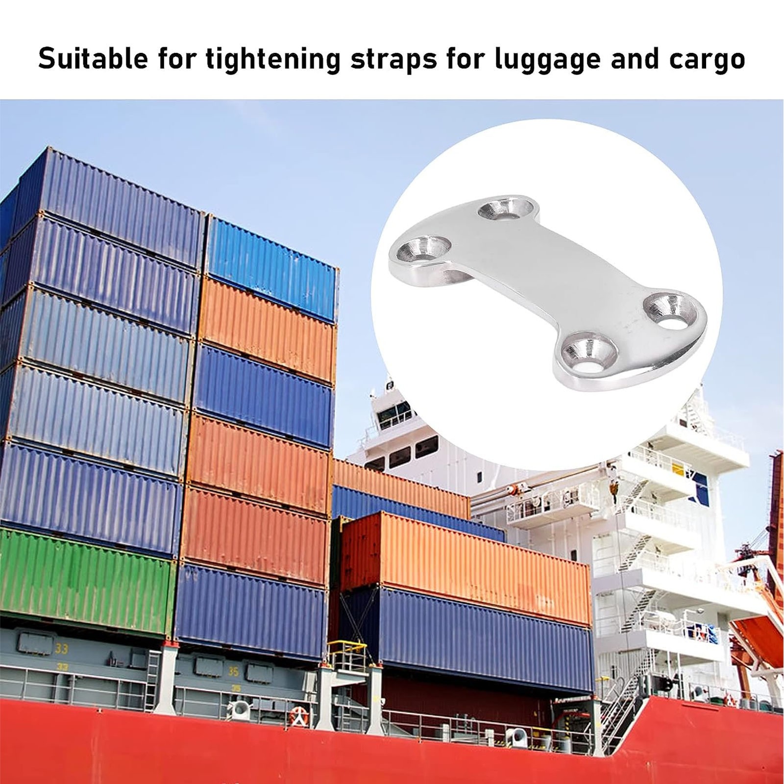 Cam Buckle Plate Accessory Easy Installation 5.8mm Holes Wide Application 3 KQQD