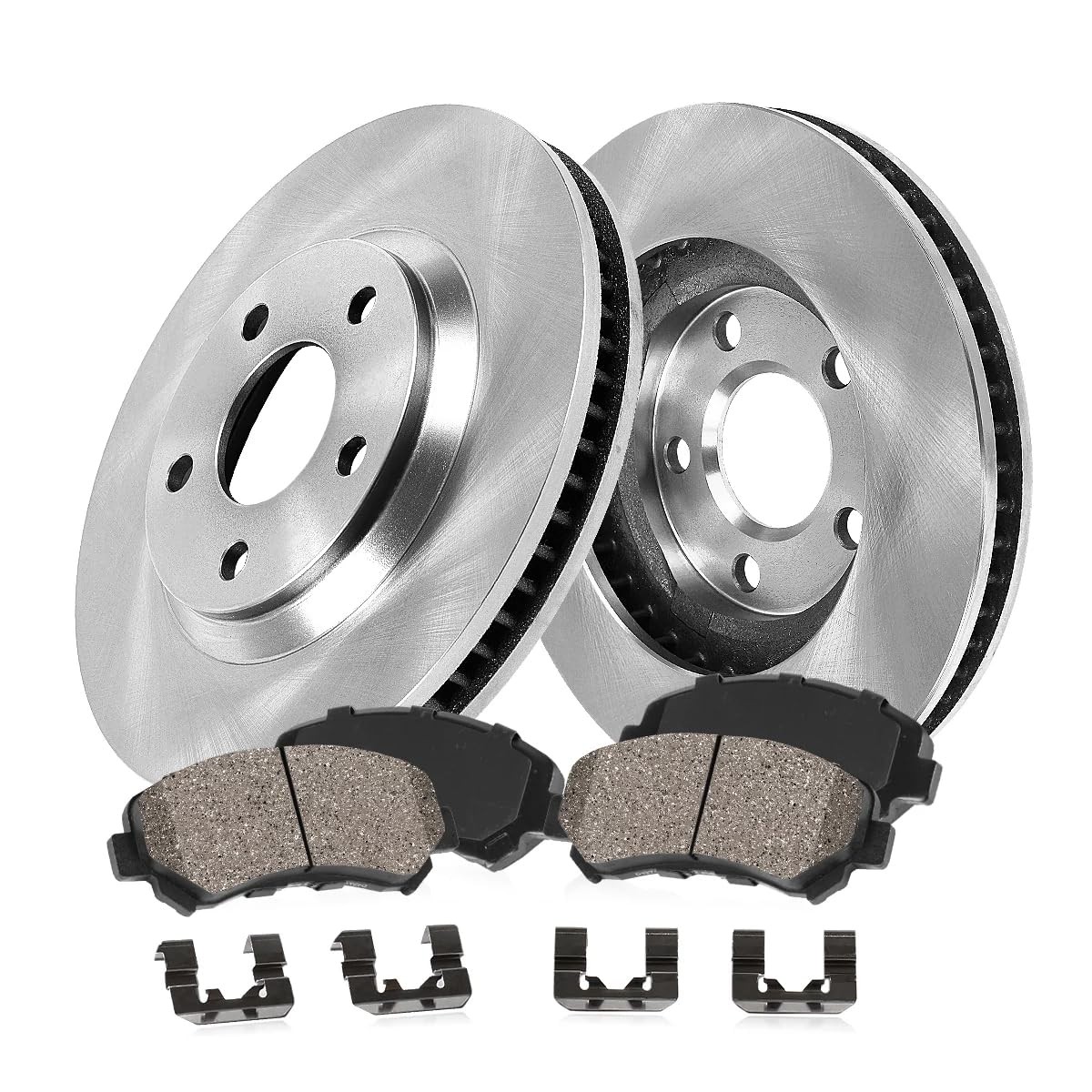 Callahan Brake Parts Front Brake Kit For Kia Rio – Ceramic Brake Pads