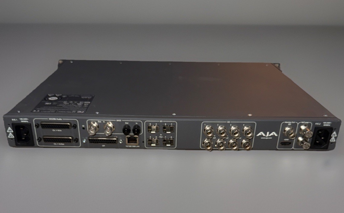 AJA FS4 4-Channel 12G-SDI/UHD 4K Frame Synchronizer/Converter