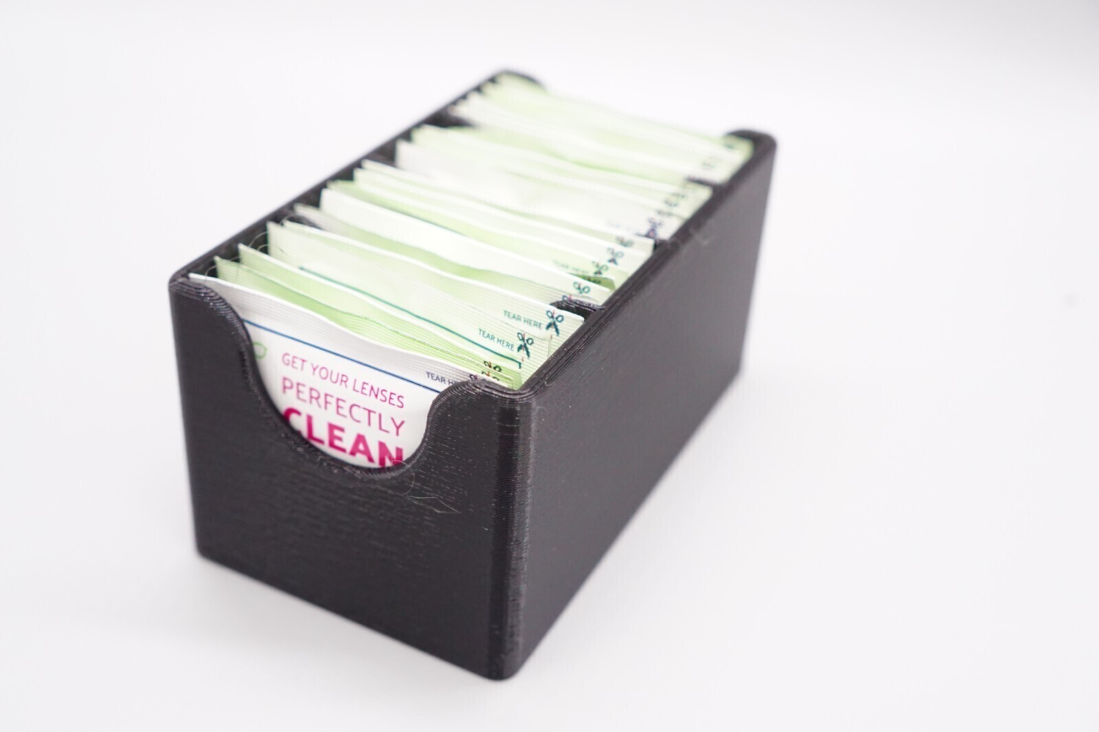 Lens Wipe Desk Holder for ZEISS / Generic Lens Wipes (Photography) *Holds 28*