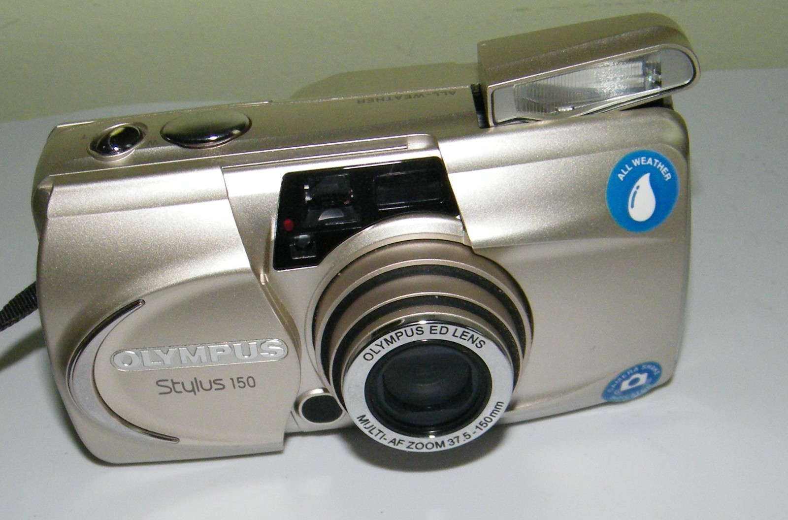 Olympus Stylus 150 Film Camera All Weather Zoom 37.5-150mm Working