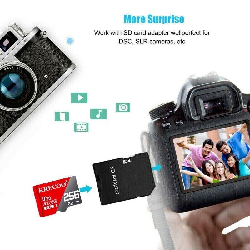 Micro SD Card 256GB 2TB Memory Card for Camera/Drone/Dash Cam//Tablet/PC/Phone