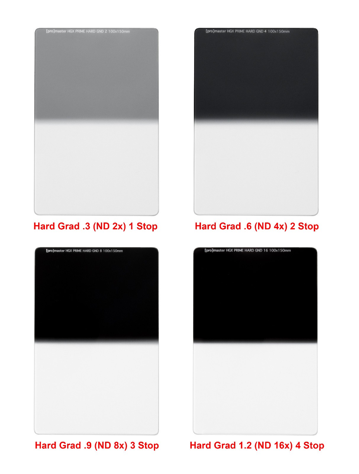 Set of 15 Different 100mm x 150mm Grad ND HGX Filters + Holder w/ 82mm + 86mm