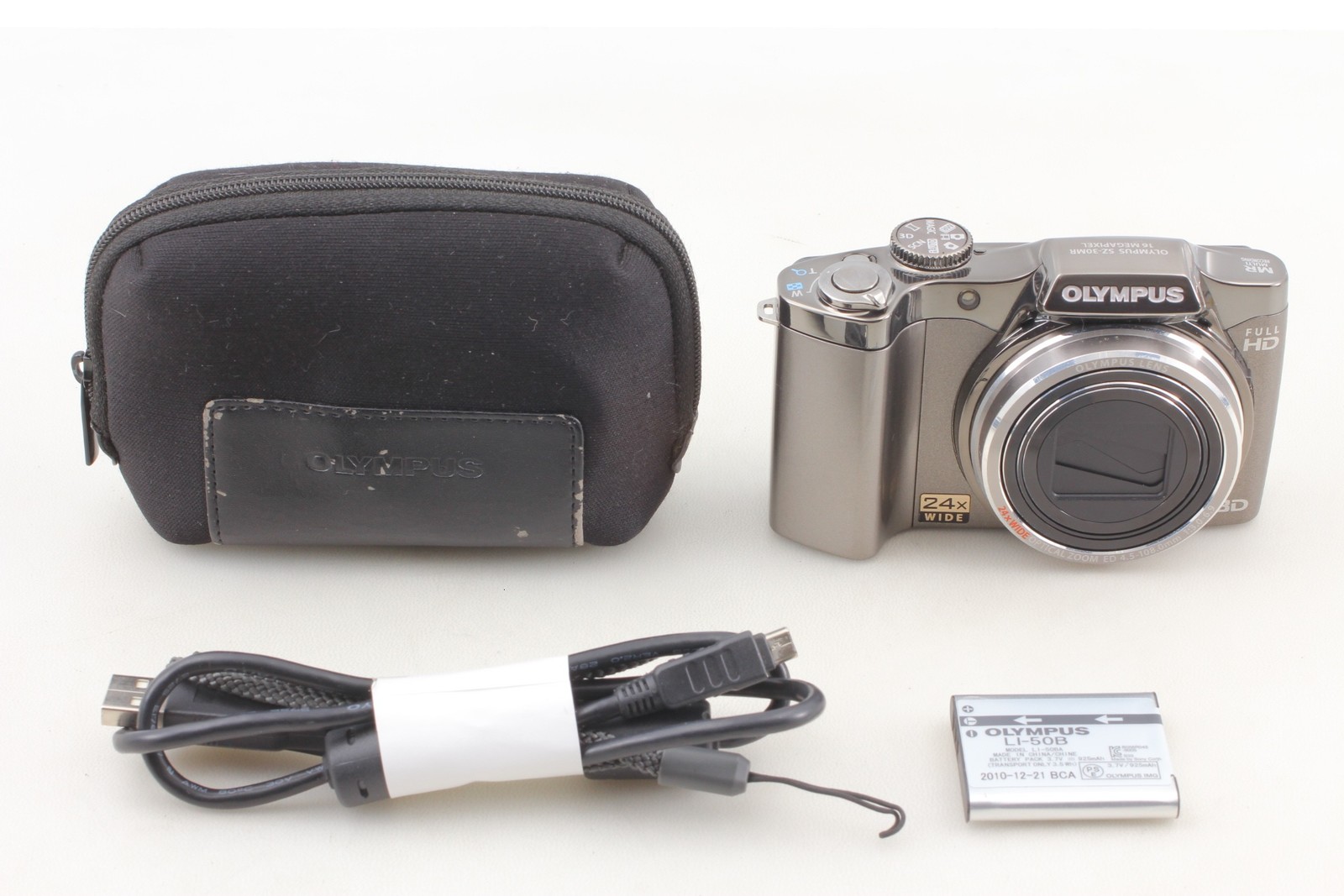 [Near MINT in case] Olympus SZ-30MR Digital Camera 16MP 24x Wide, Full HD JAPAN