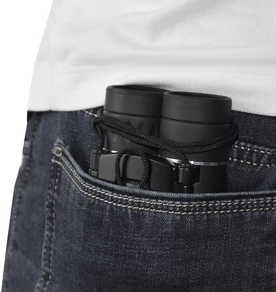 500×25 Portable HD Zoom Powerful Binoculars Day Low Night Optics Hunting Outdoor