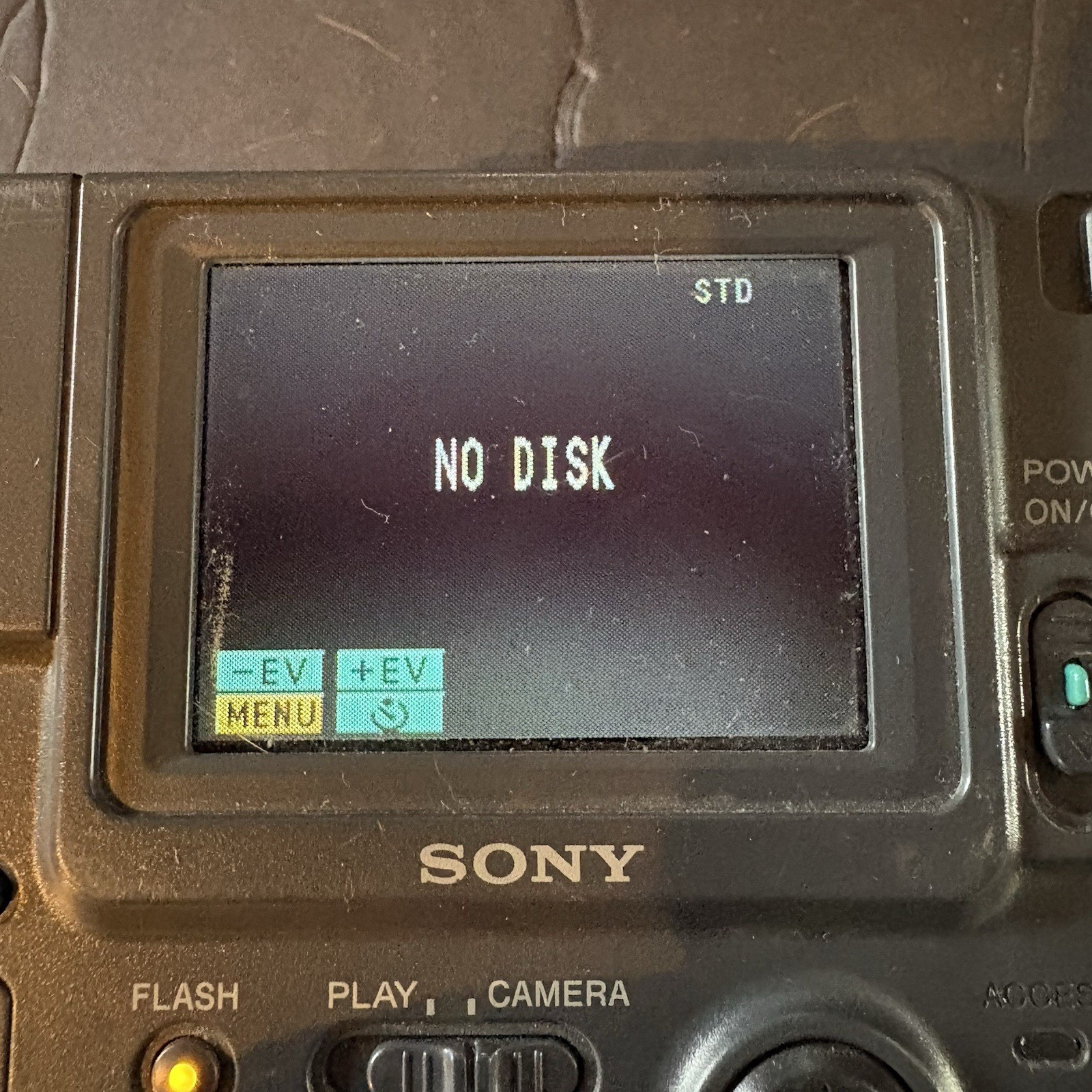 Y2K Sony FD Mavica MVC-FD75 Floppy Disk Digital Camera w Battery Tested Read
