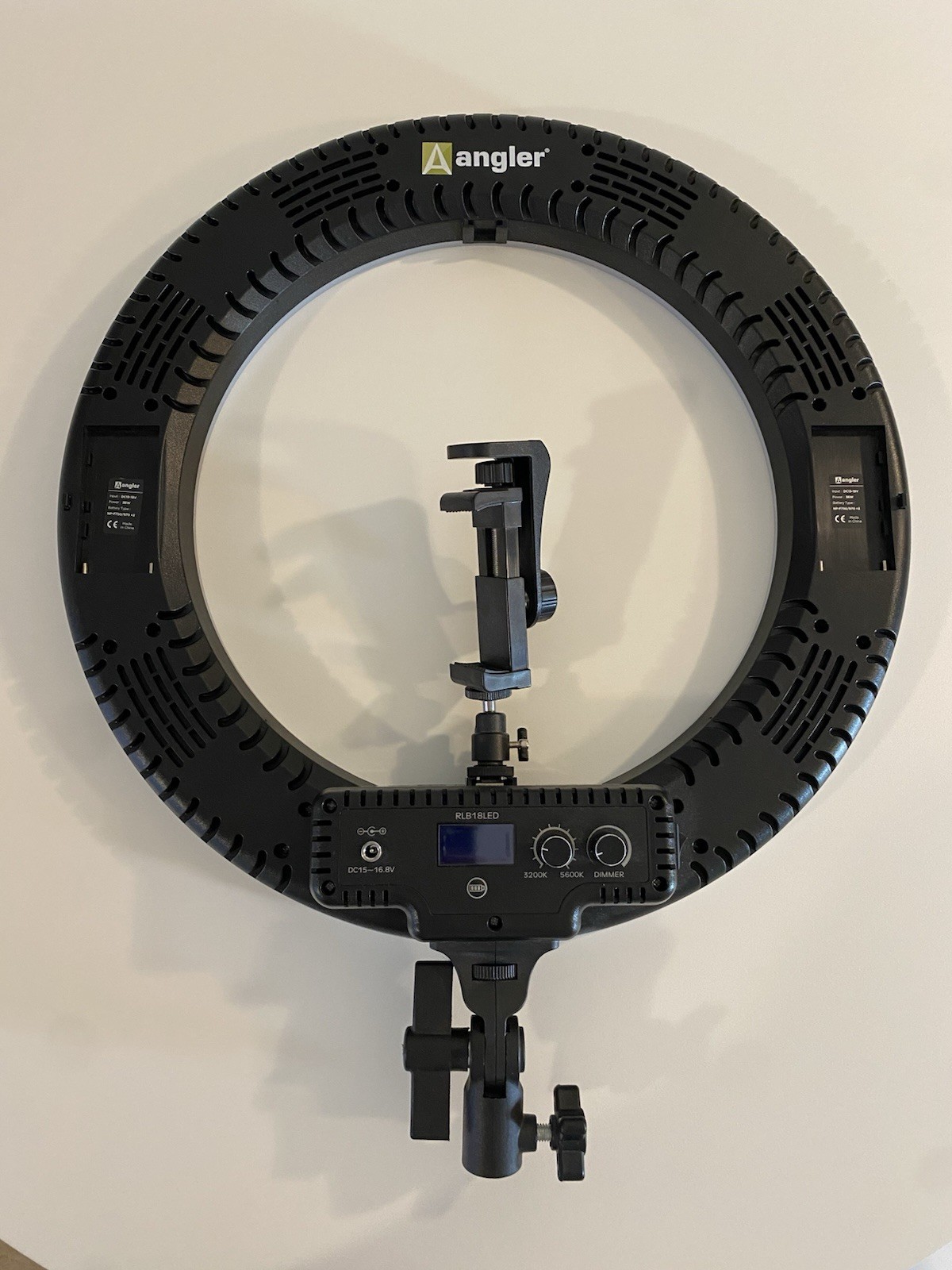 Angler RLB18LED LED Ring Light with Dimmer & Adjustable Color Temperature