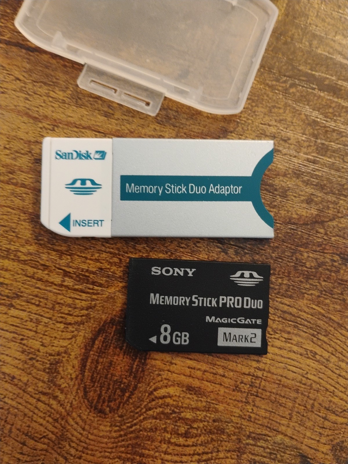 Sony 8 GB Memory Stick Pro Duo Memory Card Magic Gate Sony Duo Adapter Sony PSP