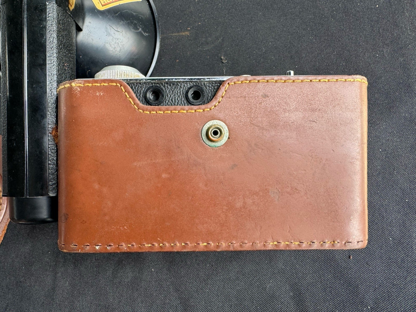 Vintage Argus C3 35mm Rangefinder Camera w/ Cintar Lens Flash & Case Not Tested