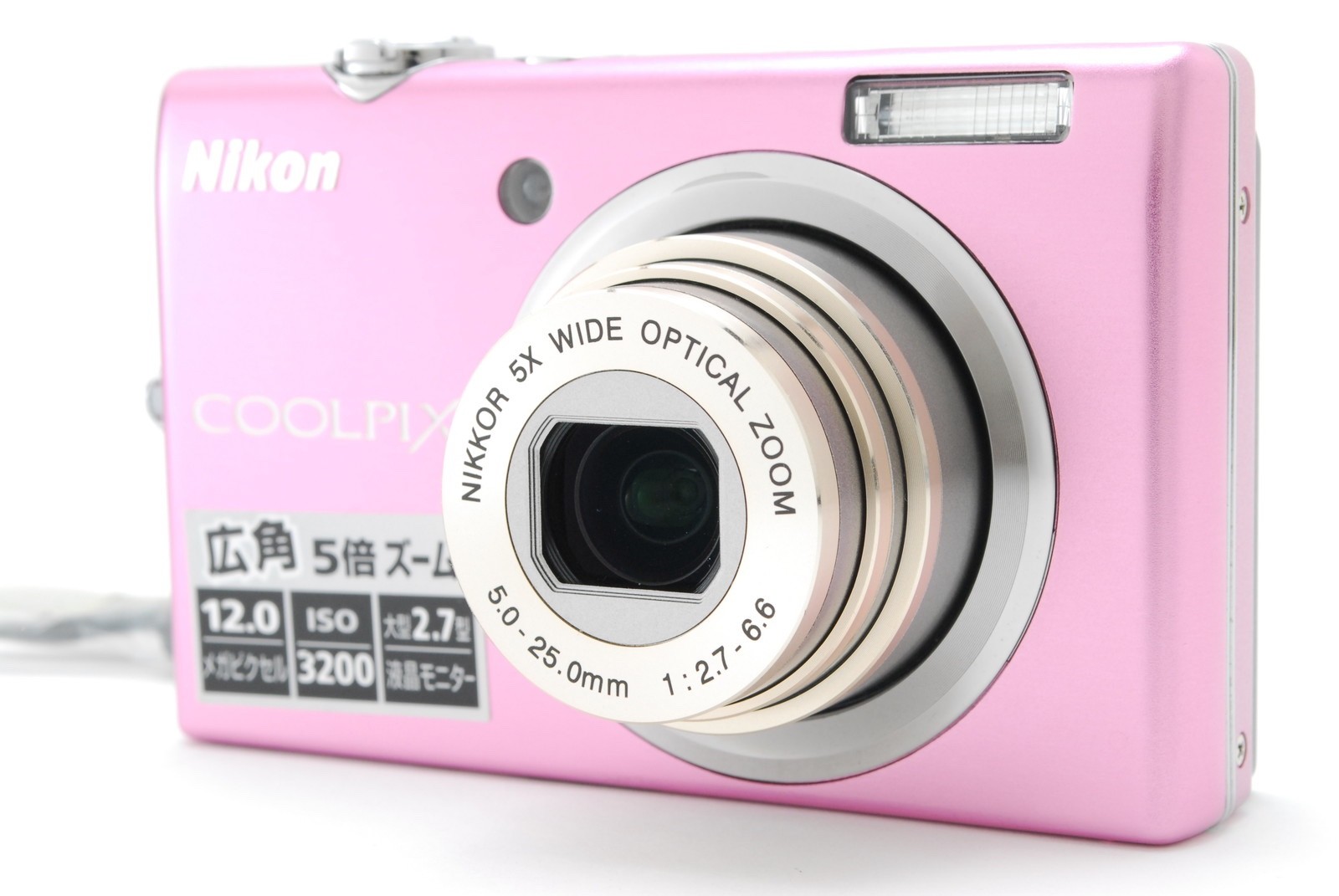 [NEAR MINT] Nikon COOLPIX S570 12.0MP Pink Compact Digital Camera From JAPAN