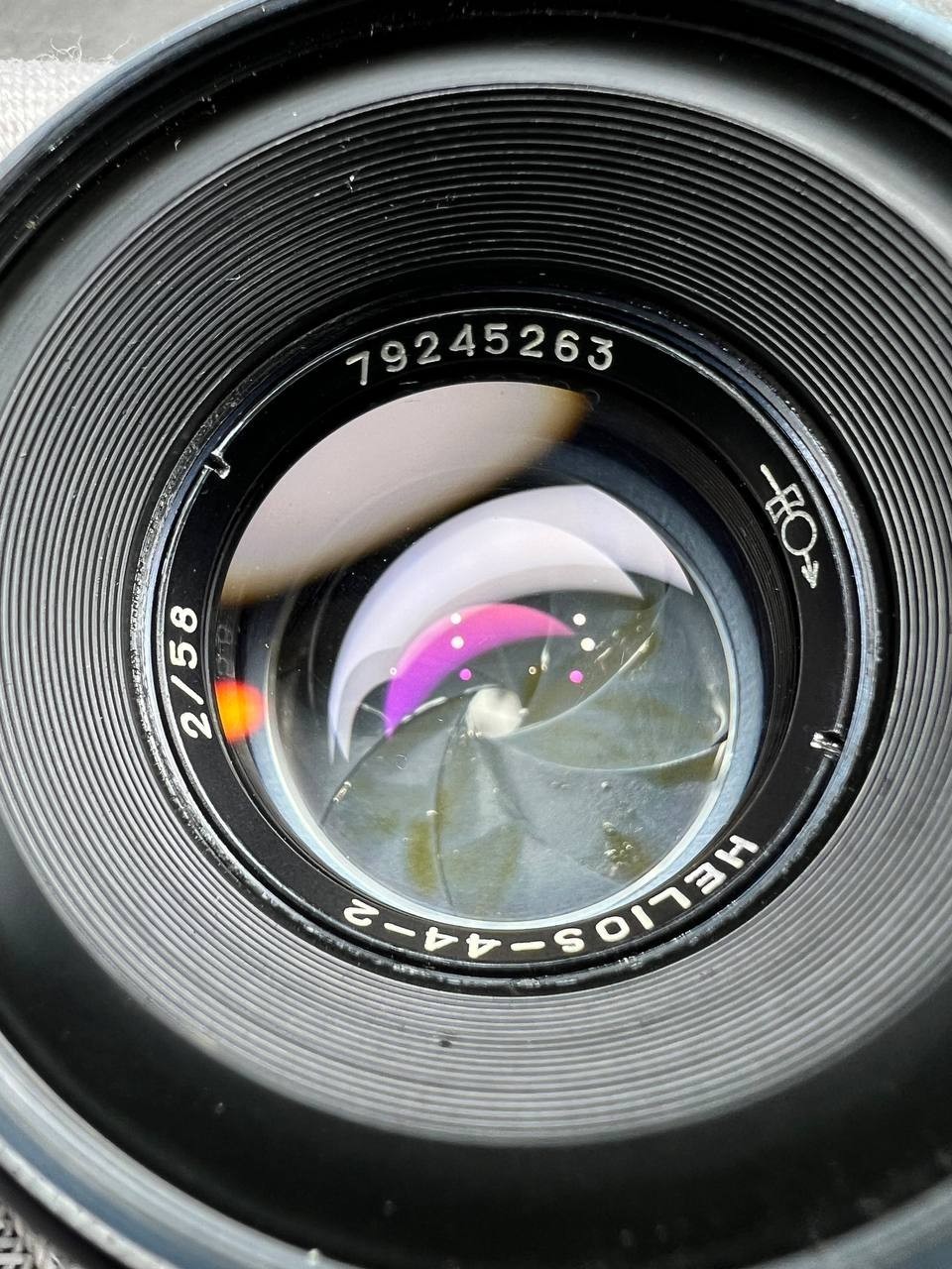 USSR lens Helios 44-2 2/58mm M42 Mount Made in USSR