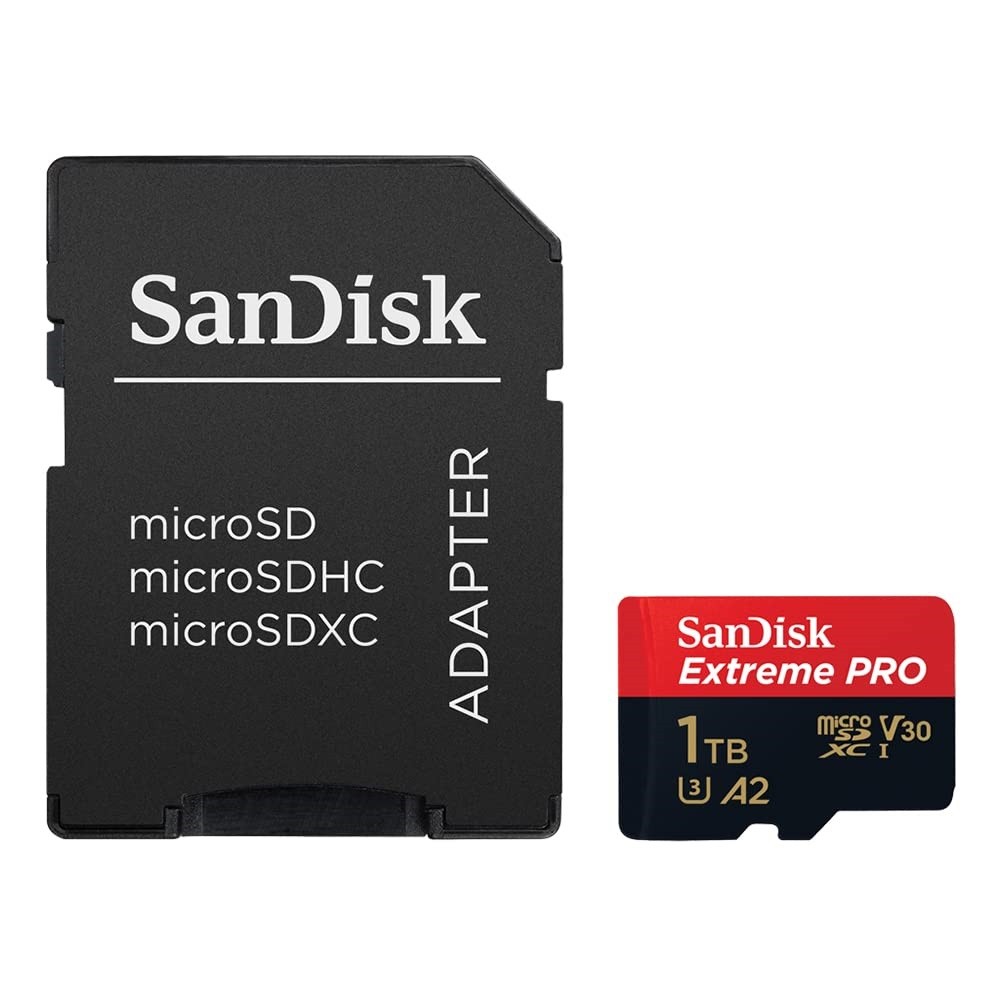 SanDisk Extreme PRO 1 TB Class 3/UHS-I U3 V30 microSDXC 1 SDSQXCD1T00GN6MA