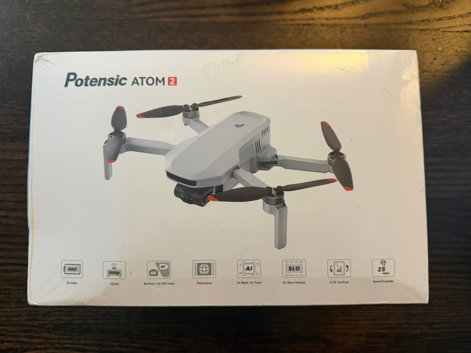 Potensic ATOM 2 Drone Fly More Combo with Remote 4K Video 8K Photo Camera New
