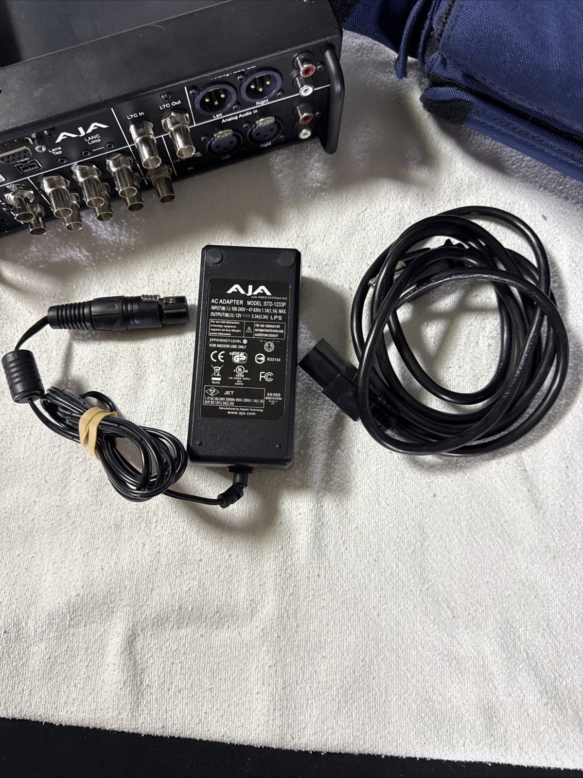 Aja Ki Pro HD/SD Video Recorder and Player with AC Power Adapter & Carrying Case