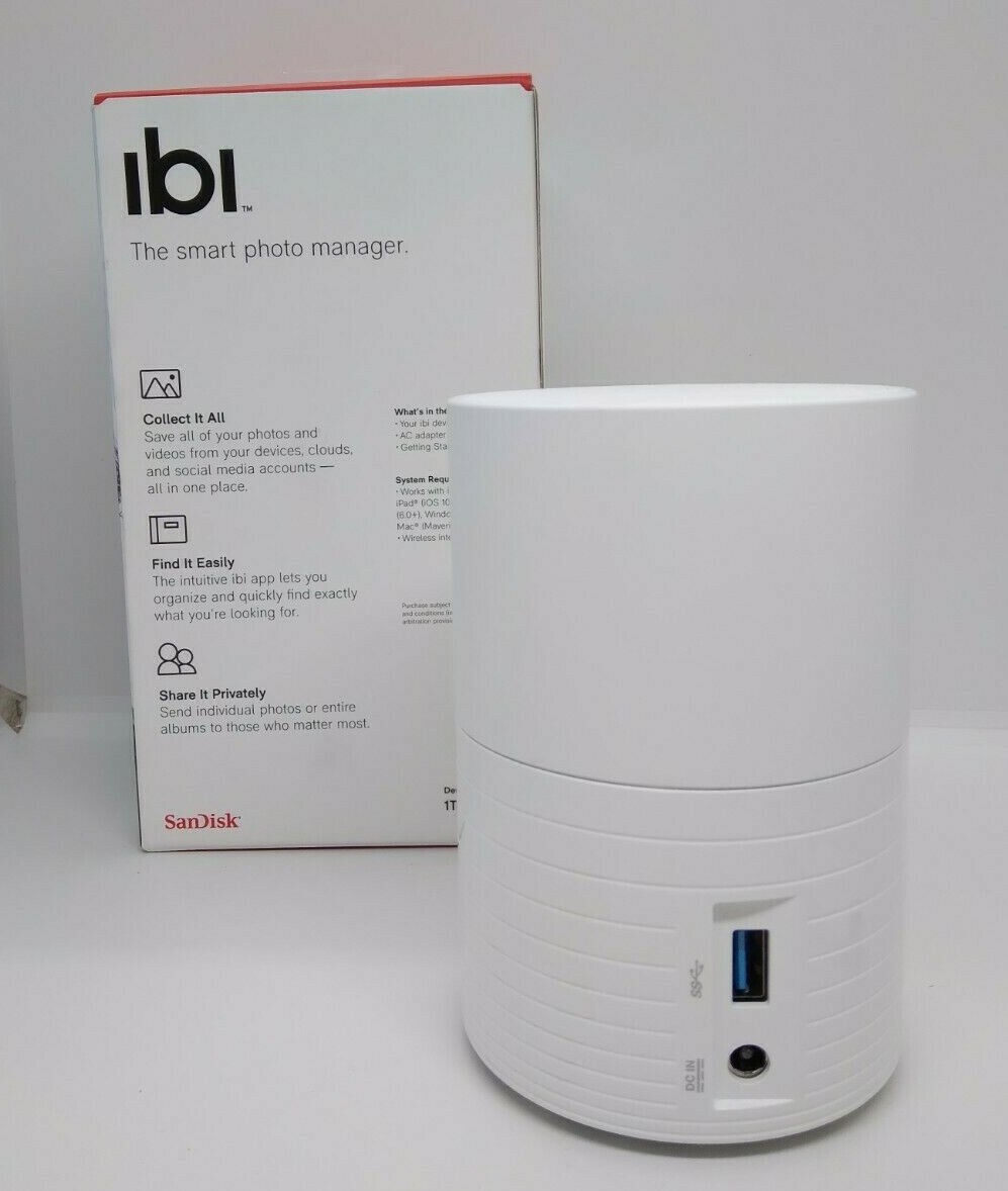 ibi Smart Photo Manager 1tb capacity