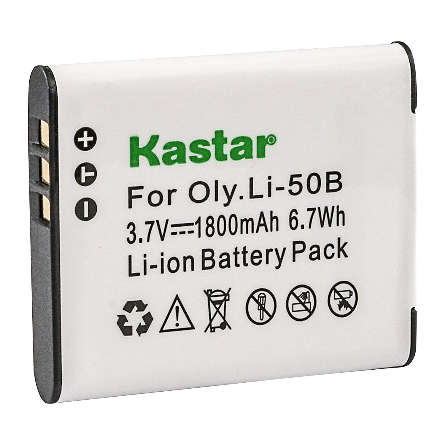 Li-50B Battery for OLYMPUS Tough 6000 6010 8000 8010 TG-610 TG-615, TG-620 iHS