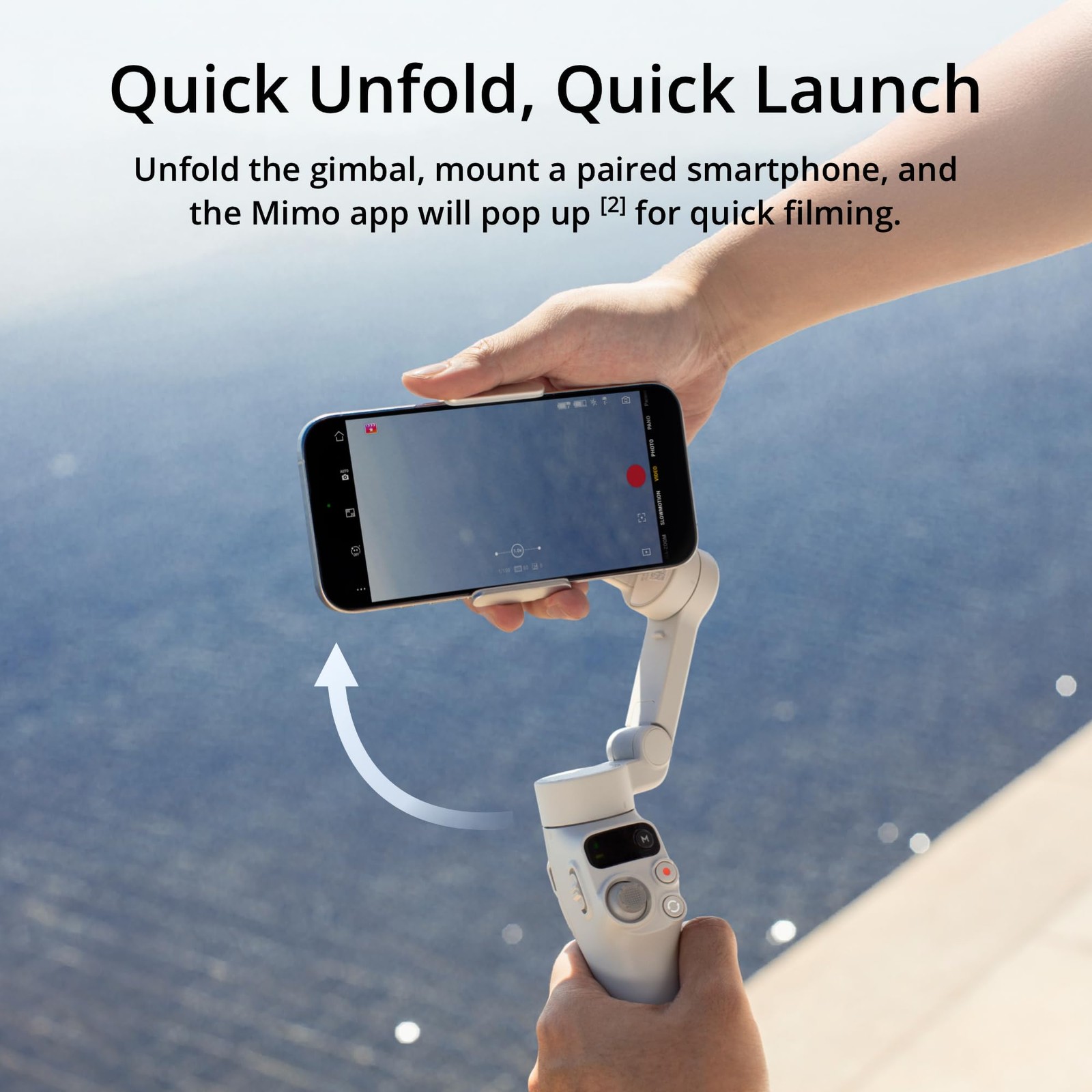 DJI Osmo Mobile 7 Gimbal Stabilizer for iPhone, Android, Built-in 2.25, gray