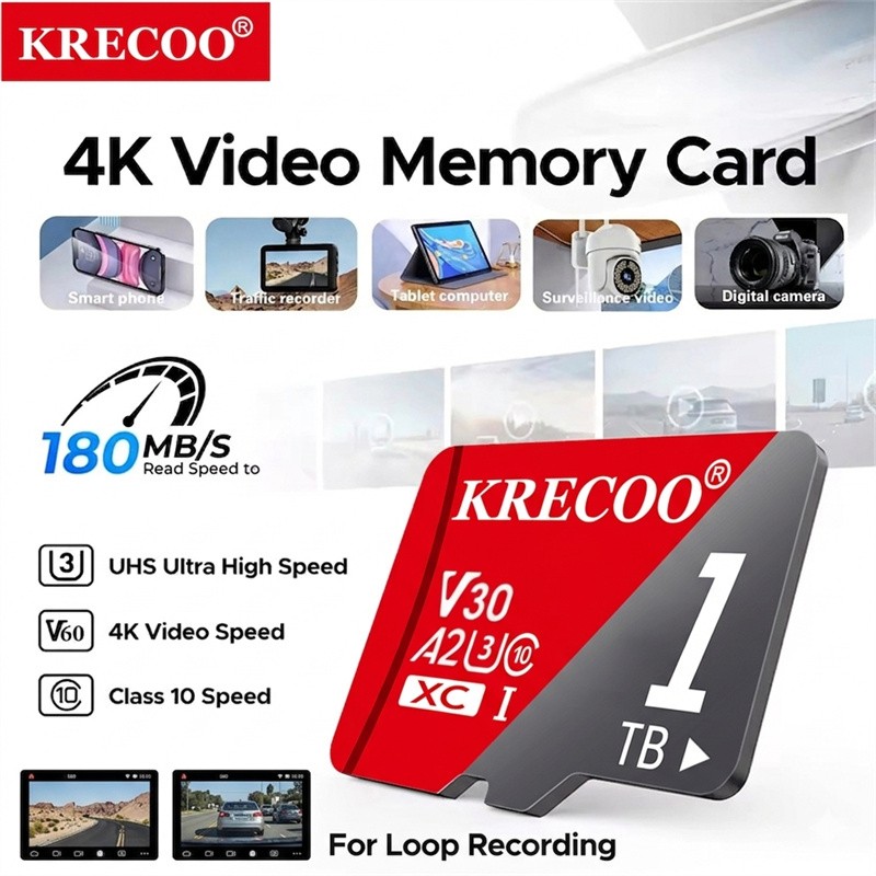 1024GB 1TB Micro SD Card Memory Card TF Card with Free Adapter High Speed